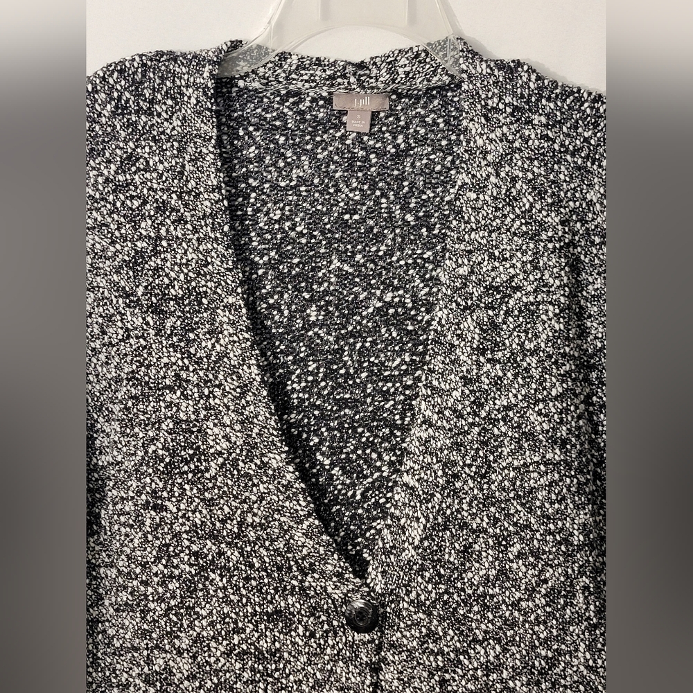 J. Jill Single Button Closure All Cotton Cardigan Size S - Picture 4 of 9